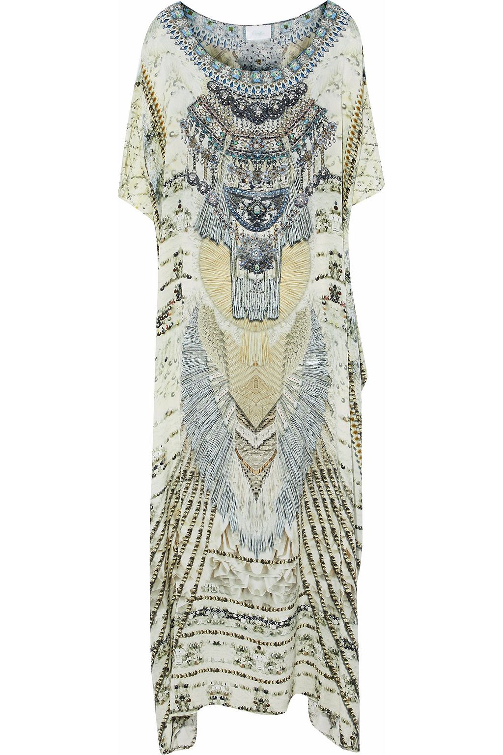 crystal embellished kaftans
