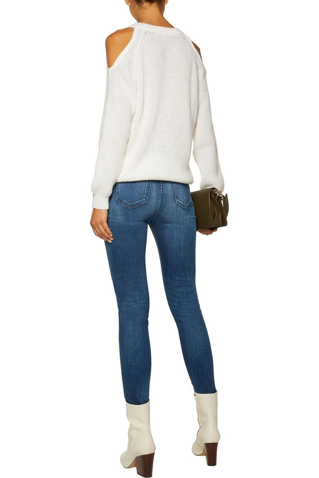 IRO Nevada distressed high-rise skinny jeans