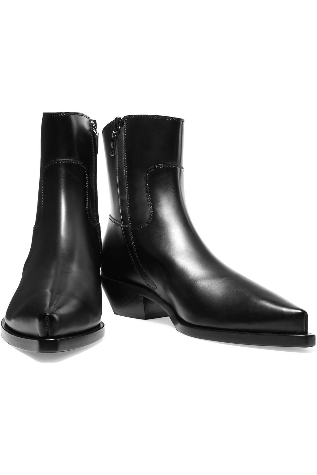 DOLCE&GABBANA Gaucho leather ankle boots