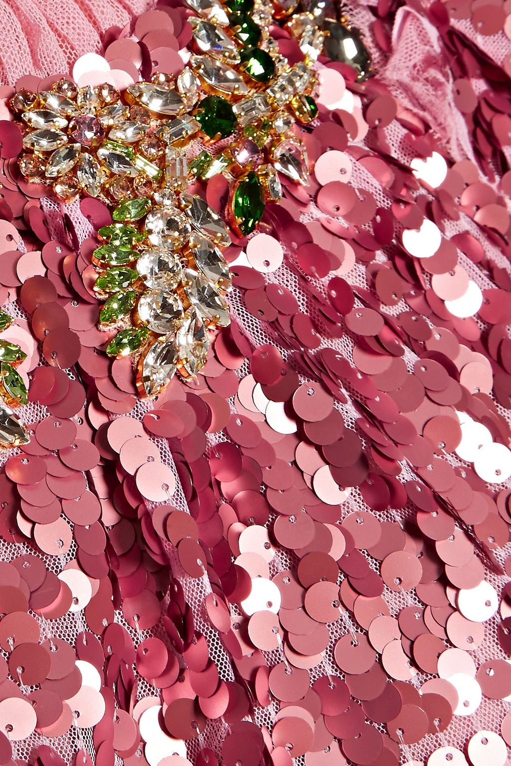 DOLCE&GABBANA Embellished tulle dress