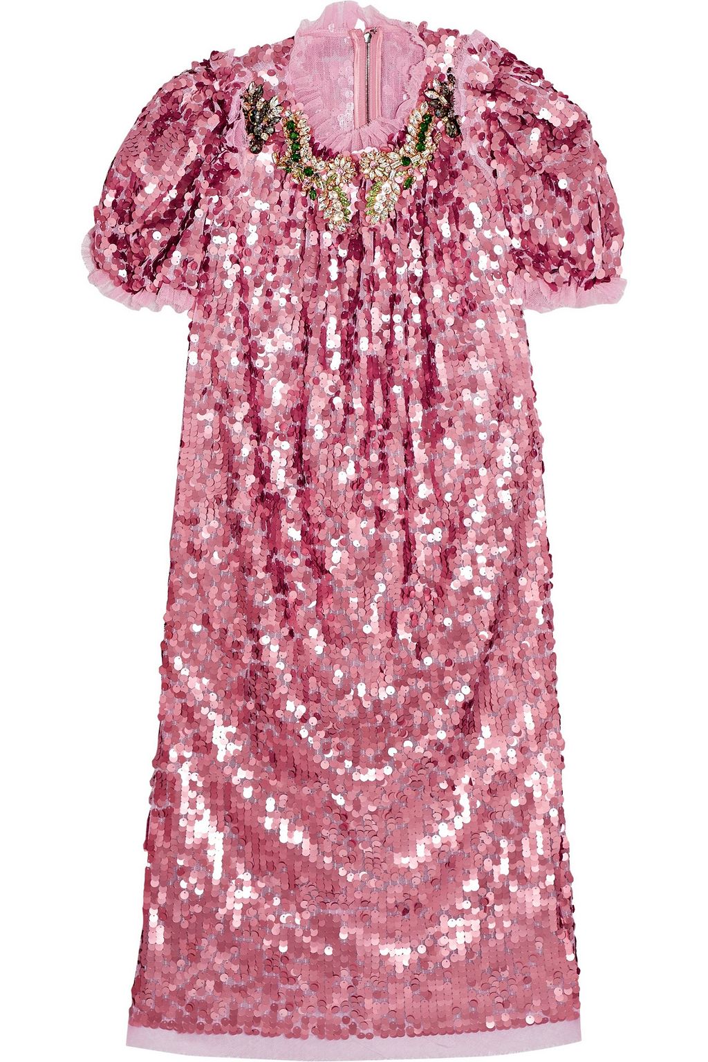 DOLCE GABBANA Embellished tulle dress THE OUTNET