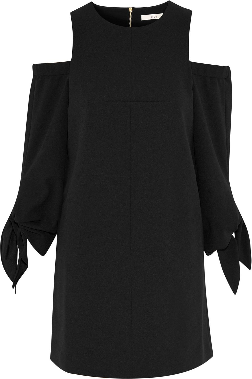 tibi cold shoulder dress