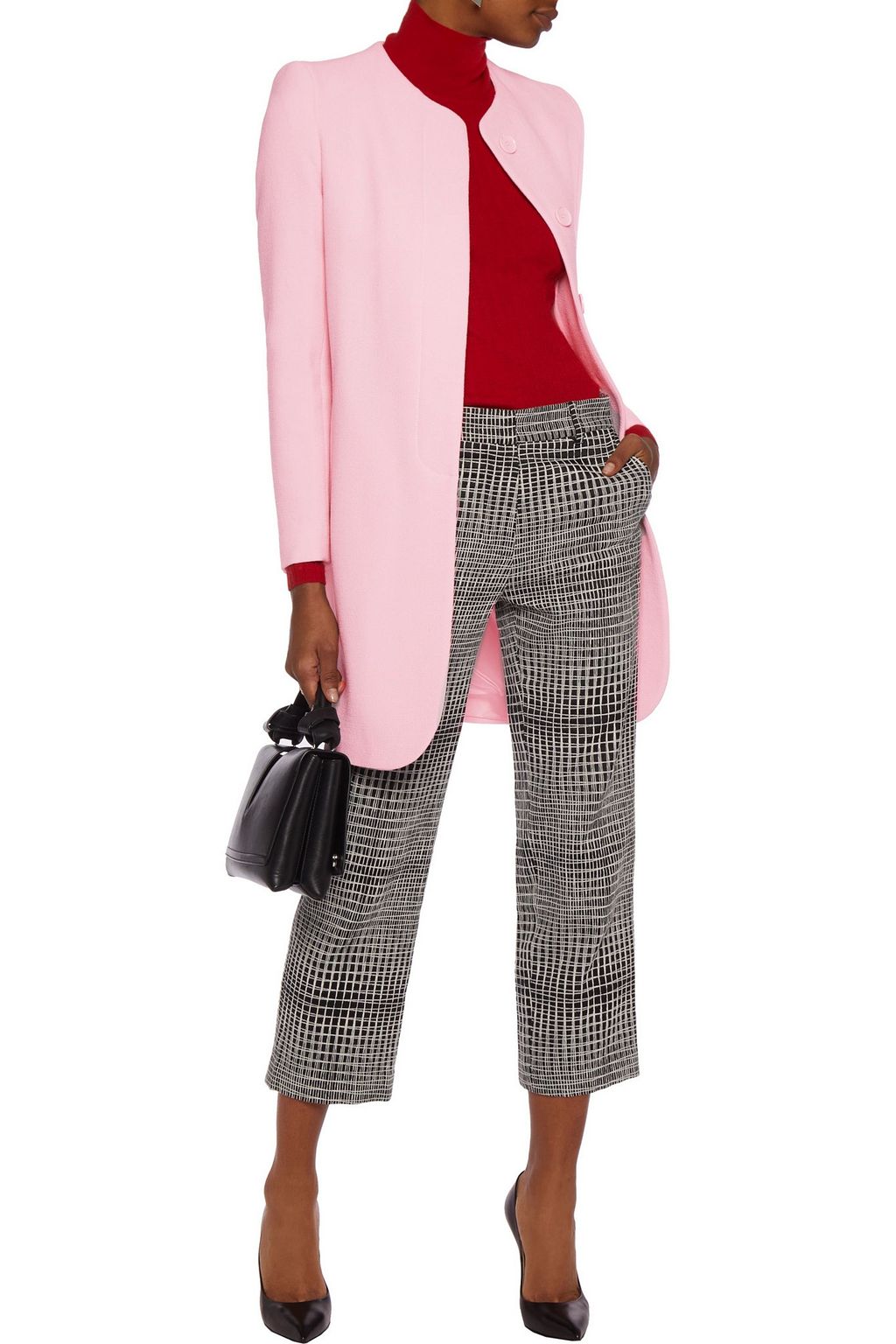 GOAT Redgrave textured-wool coat