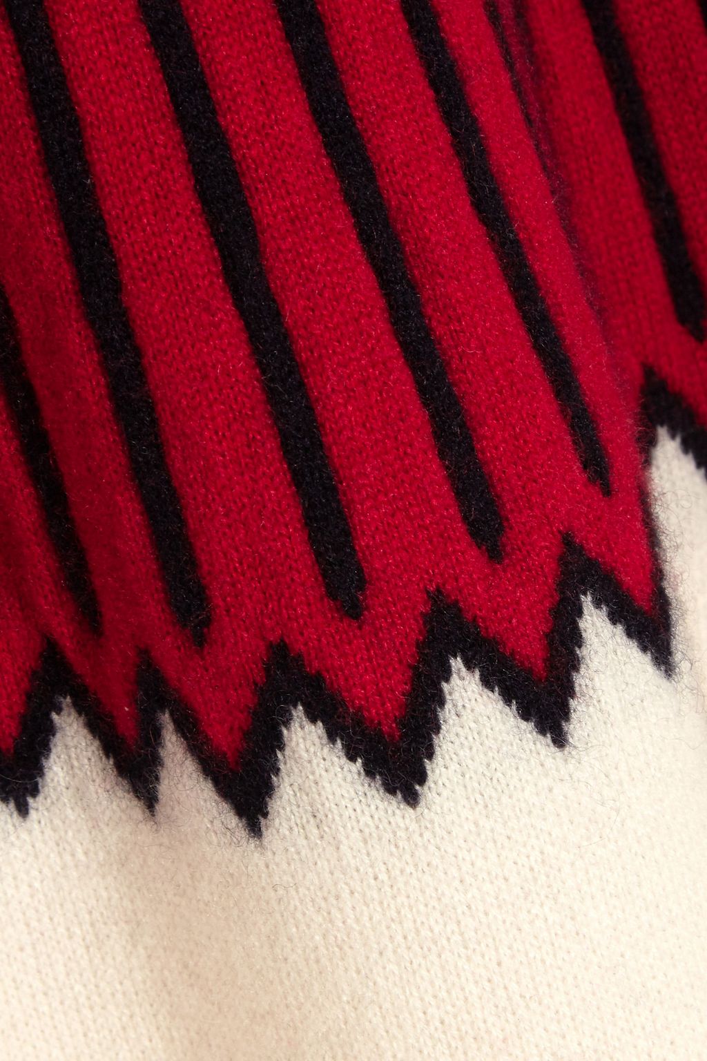 CHLOÉ Snow Capsule intarsia cashmere turtleneck sweater