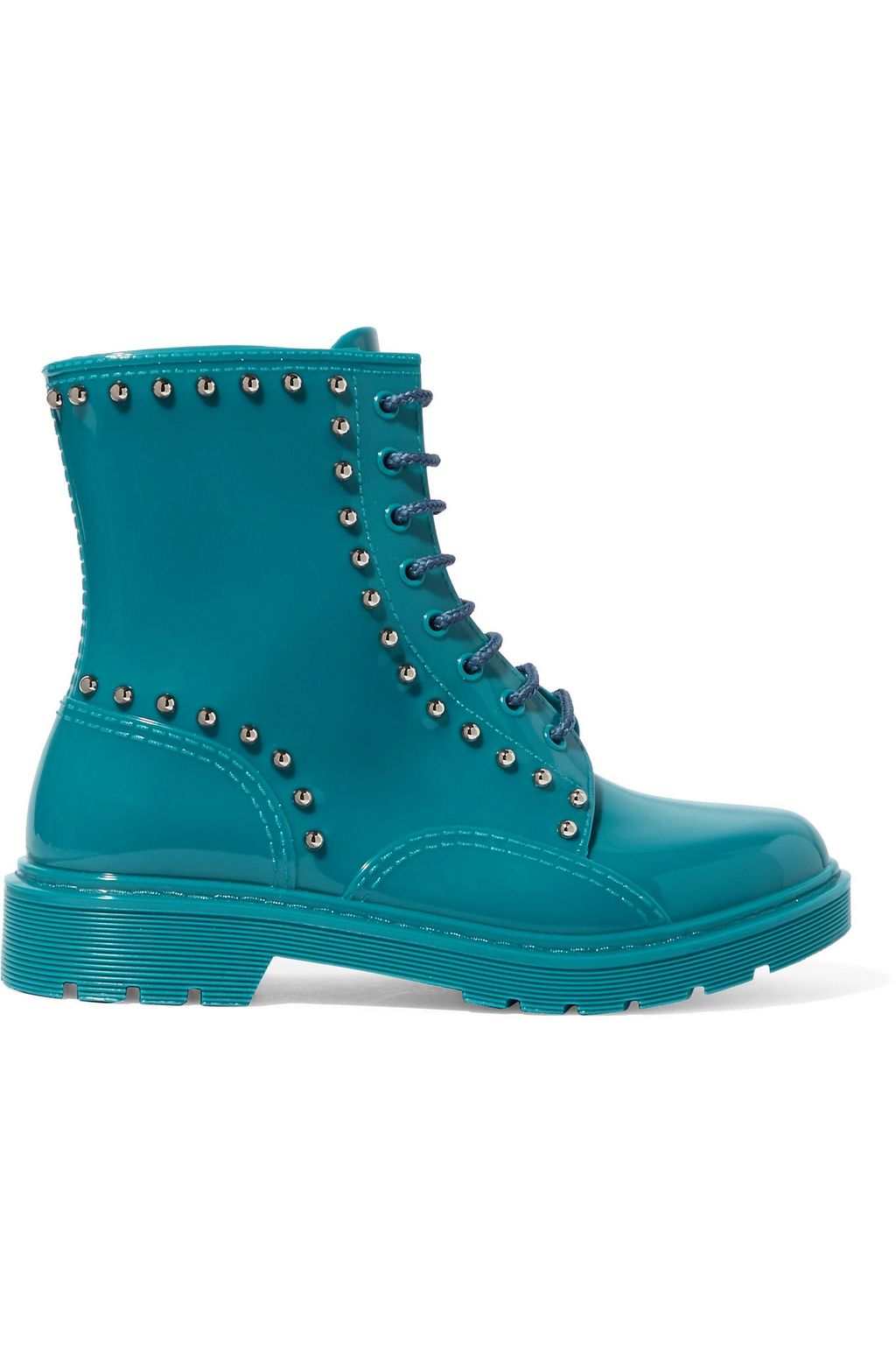turquoise rain boots