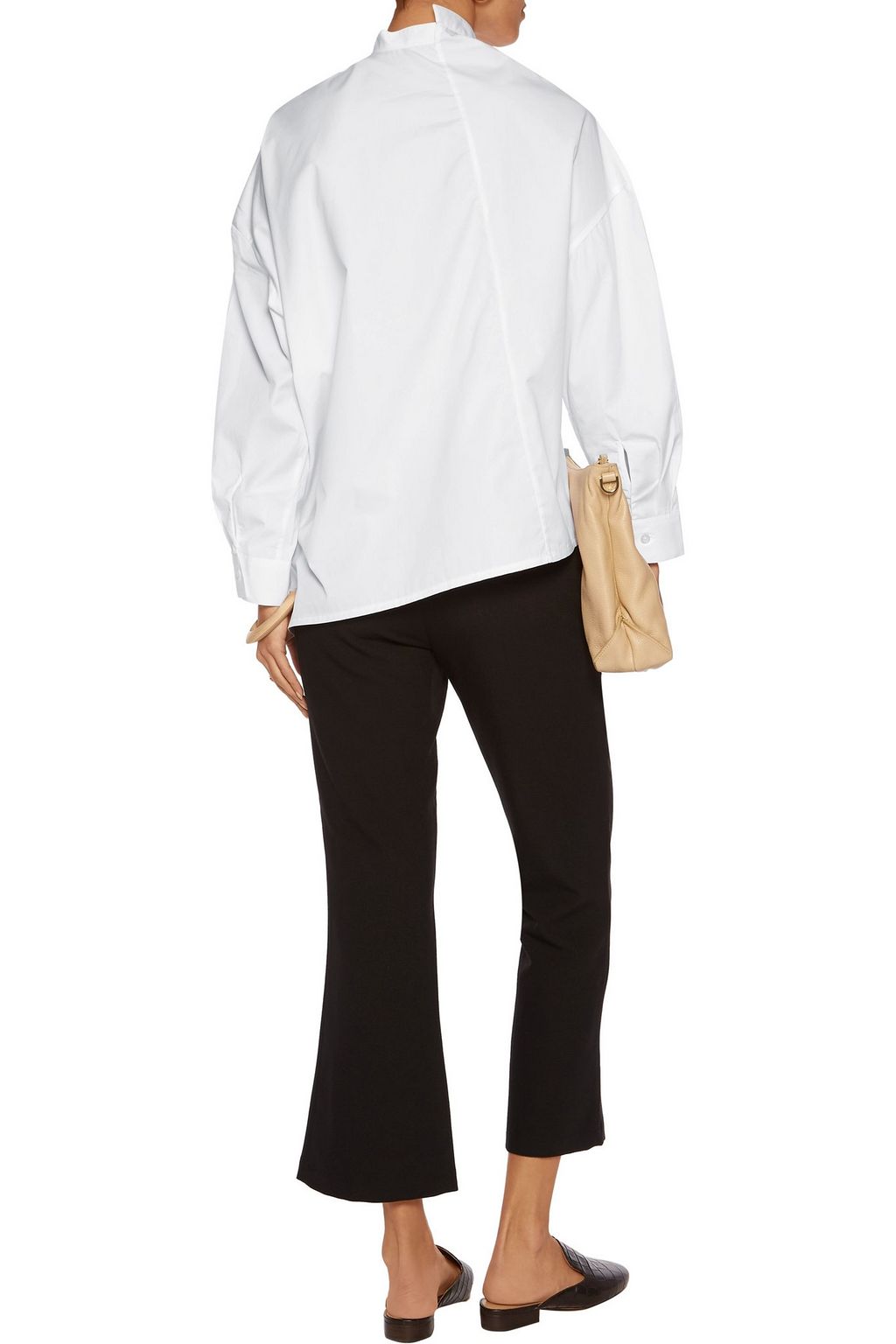 TOTEME Noma asymmetric cotton top