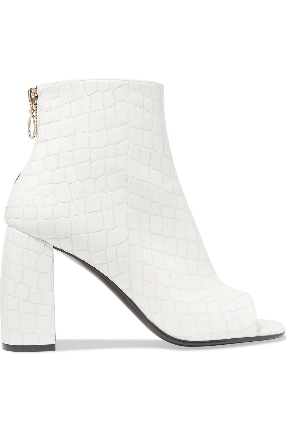 stella mccartney white ankle boots