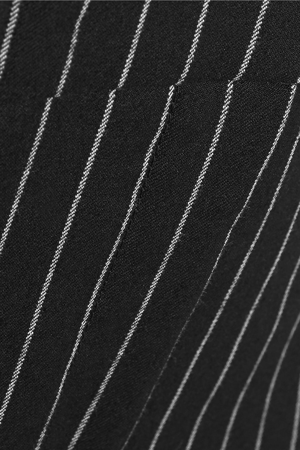 GIVENCHY Straight-leg jumpsuit in black and white striped wool-jacquard