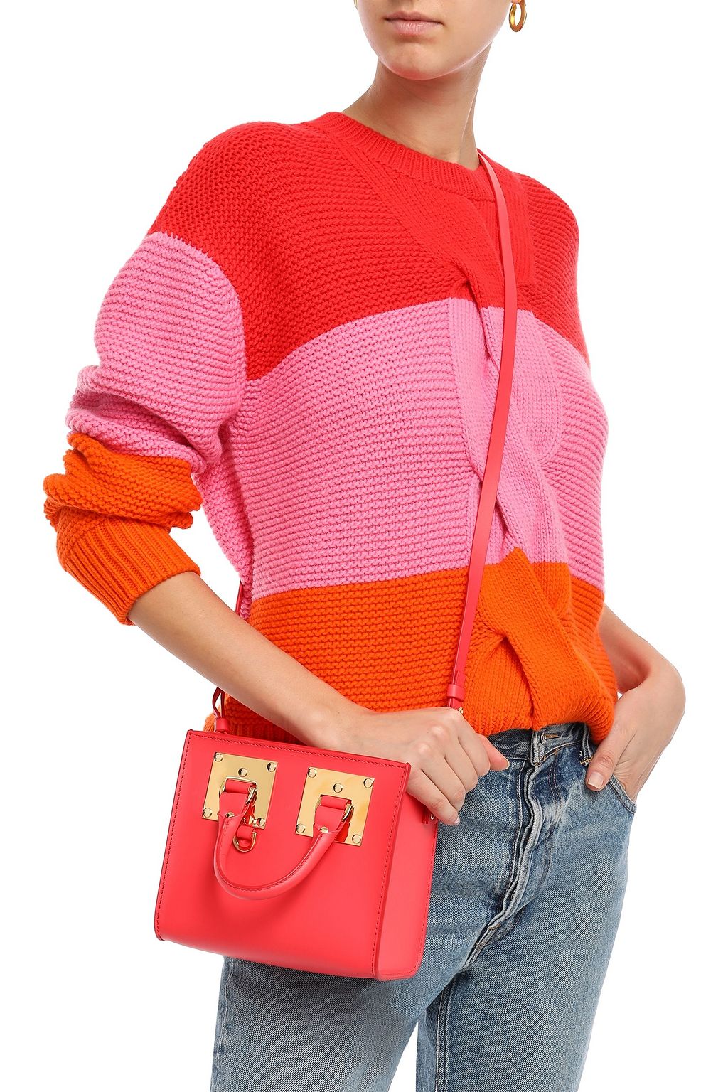 SOPHIE HULME Albion Box leather shoulder bag