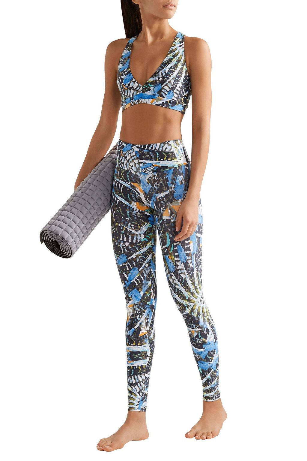 BODYISM I Am Bold printed stretch-jersey leggings