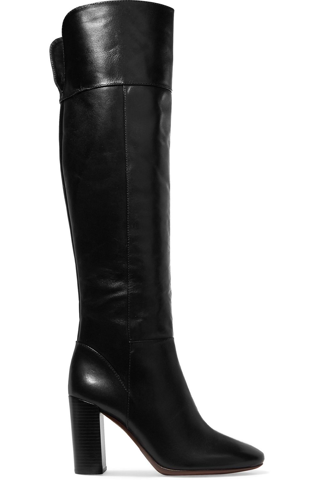 tory burch black over the knee boots