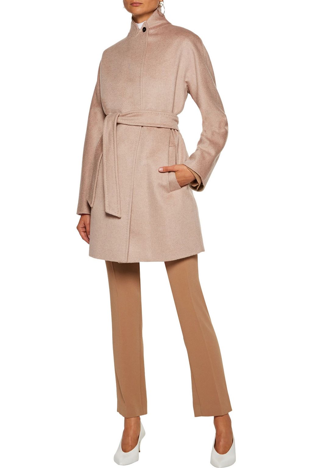 MAX MARA Belted cashmere coat