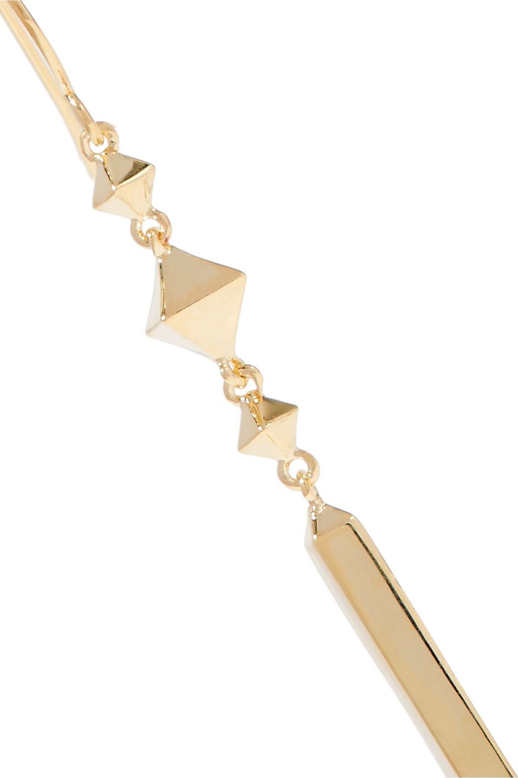 NOIR JEWELRY Hercules gold-tone earrings