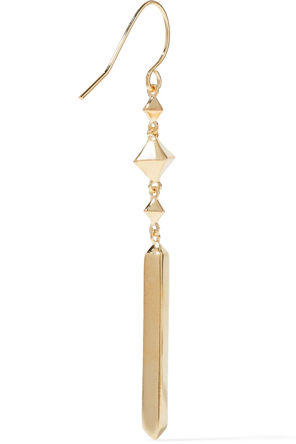 NOIR JEWELRY Hercules gold-tone earrings