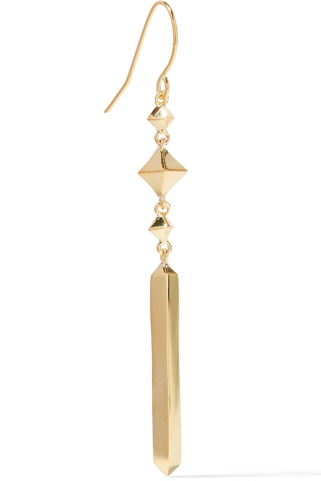 NOIR JEWELRY Hercules gold-tone earrings