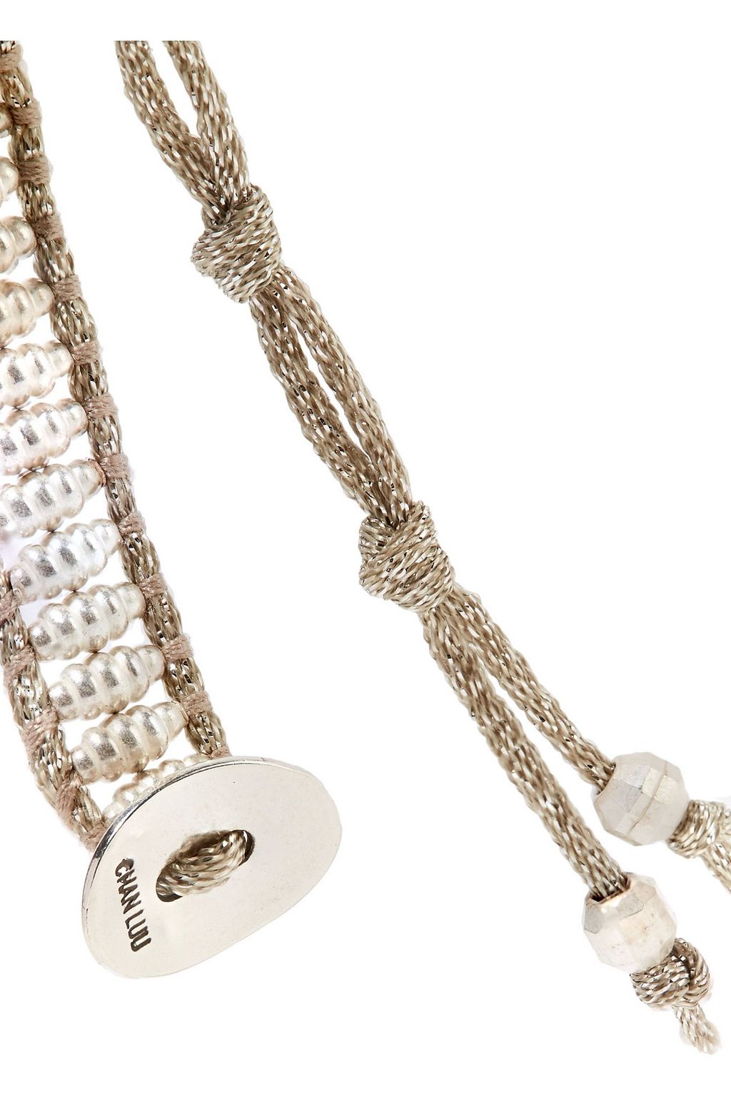 CHAN LUU Silver beaded bracelet