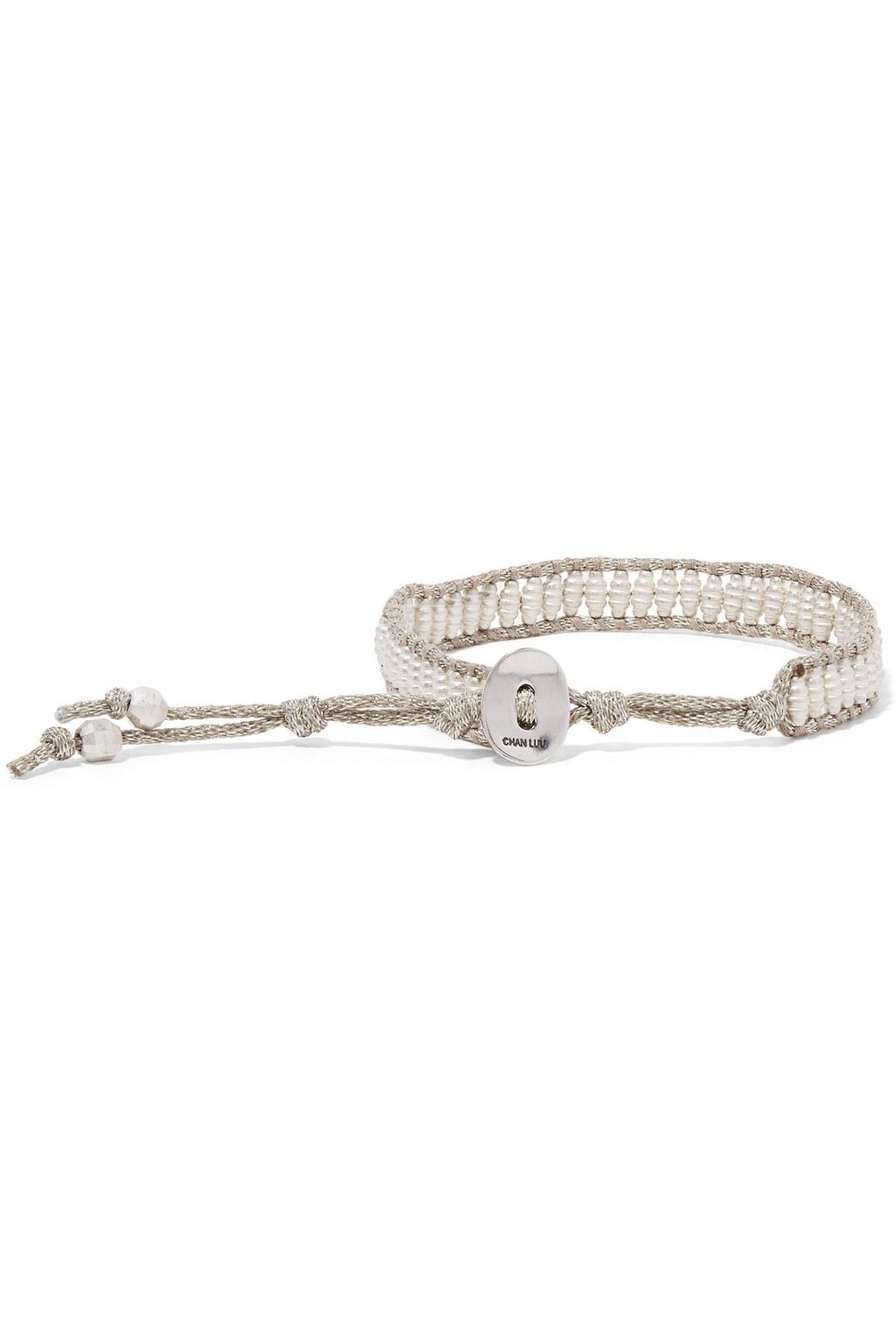 CHAN LUU Silver beaded bracelet