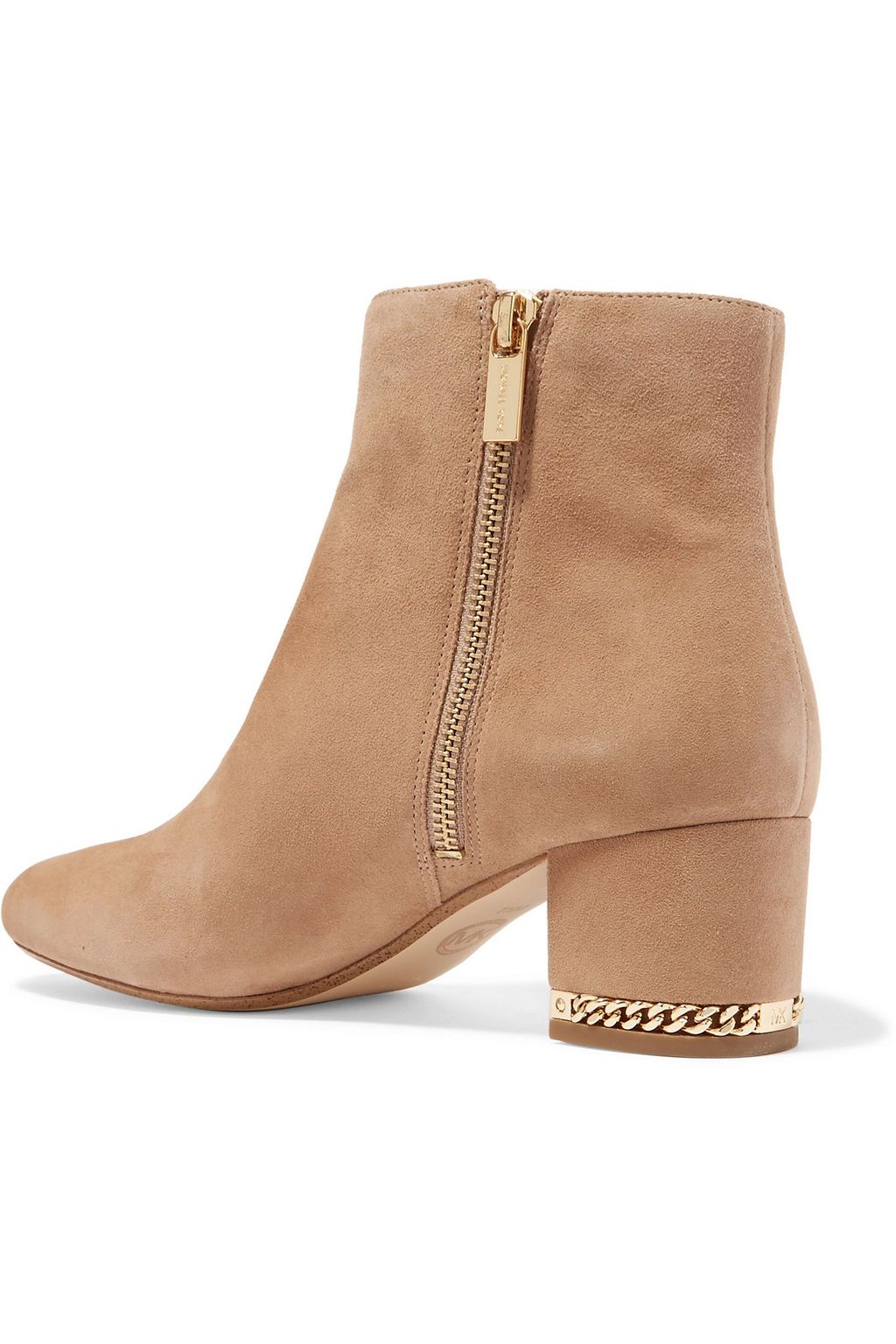MICHAEL MICHAEL KORS Sabrina chain-embellished suede boots