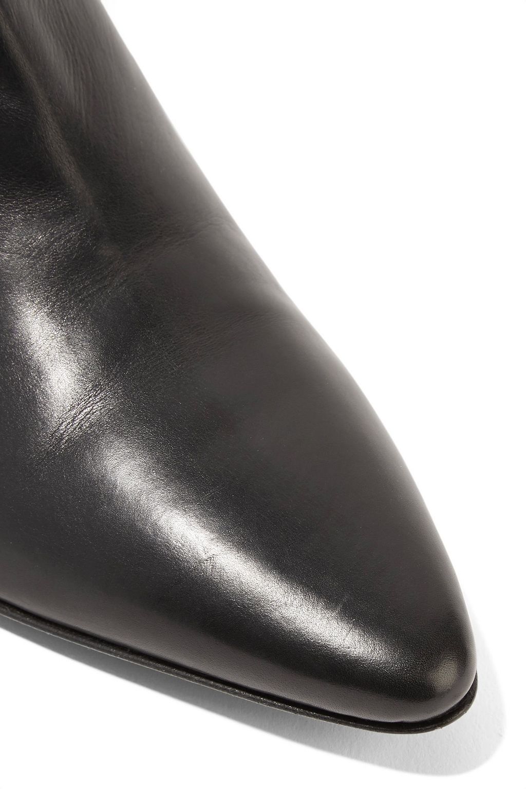 THE ROW Ambra leather ankle boots