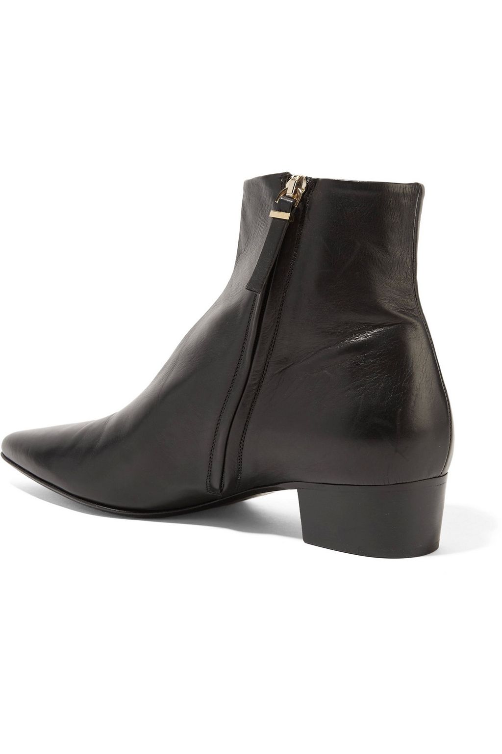 THE ROW Ambra leather ankle boots