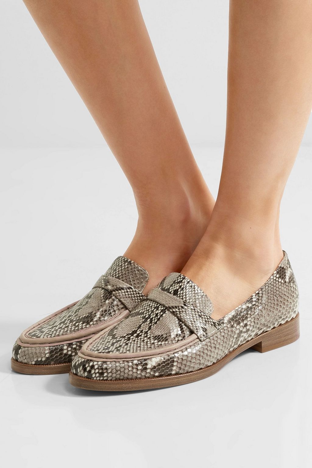 ALEXANDRE BIRMAN Python loafers