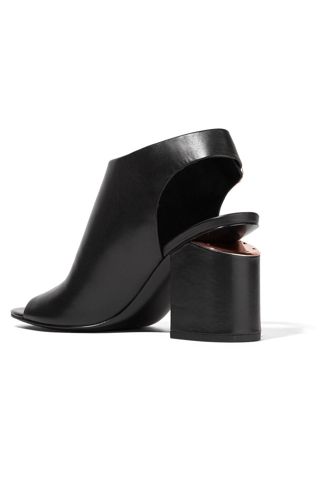 ALEXANDER WANG Nadia cutout leather slingback sandals