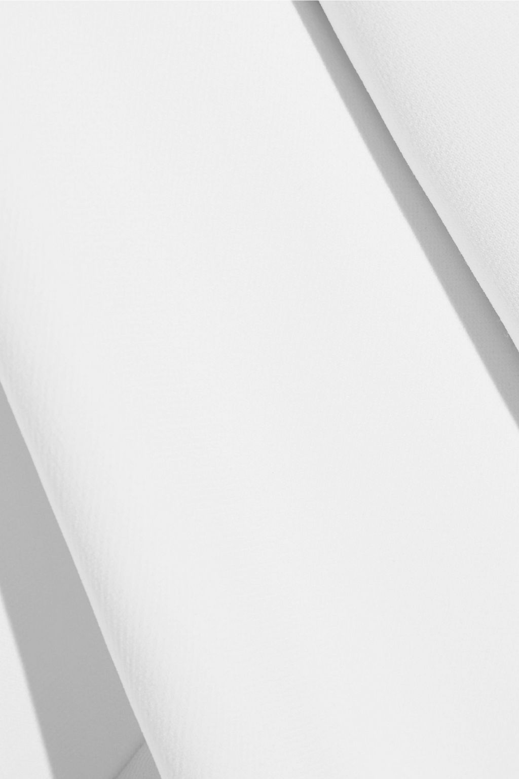 GIVENCHY Fluted dress in white stretch-crepe
