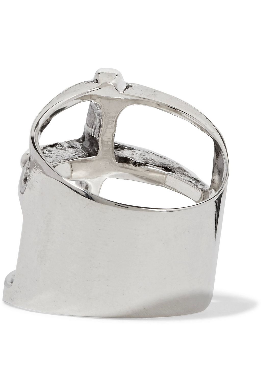 PAMELA LOVE Cross silver ring