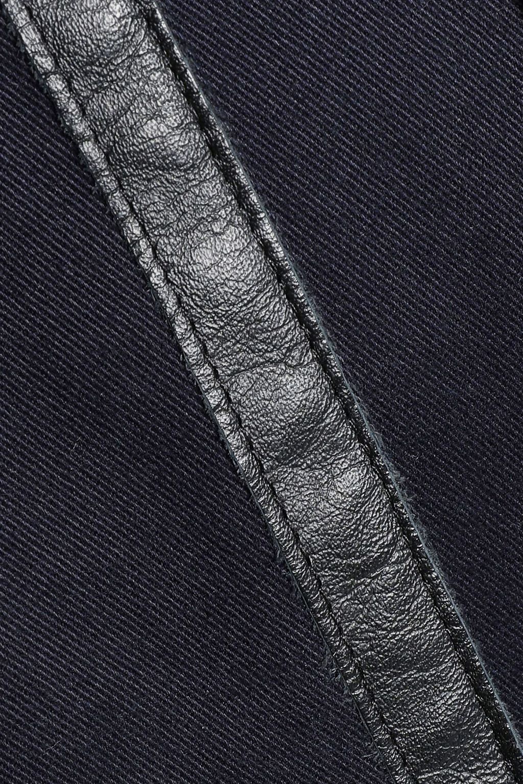 MAJE Faux fur-trimmed shell hooded coat