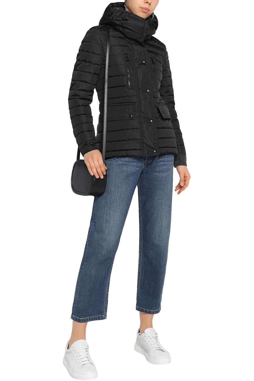 BELSTAFF Padded shell hooded coat