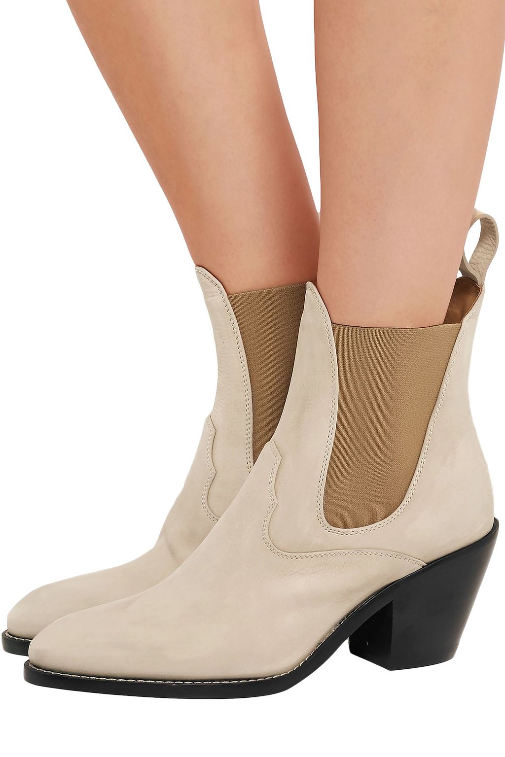 CHLOÉ Suede cowboy boots