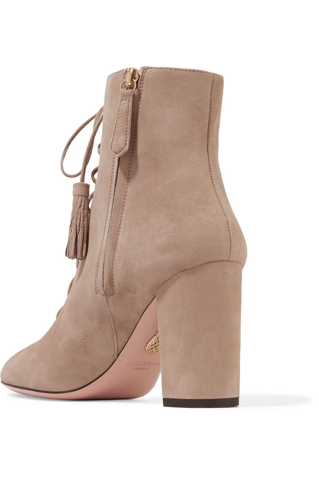 AQUAZZURA Jourdan suede ankle boots