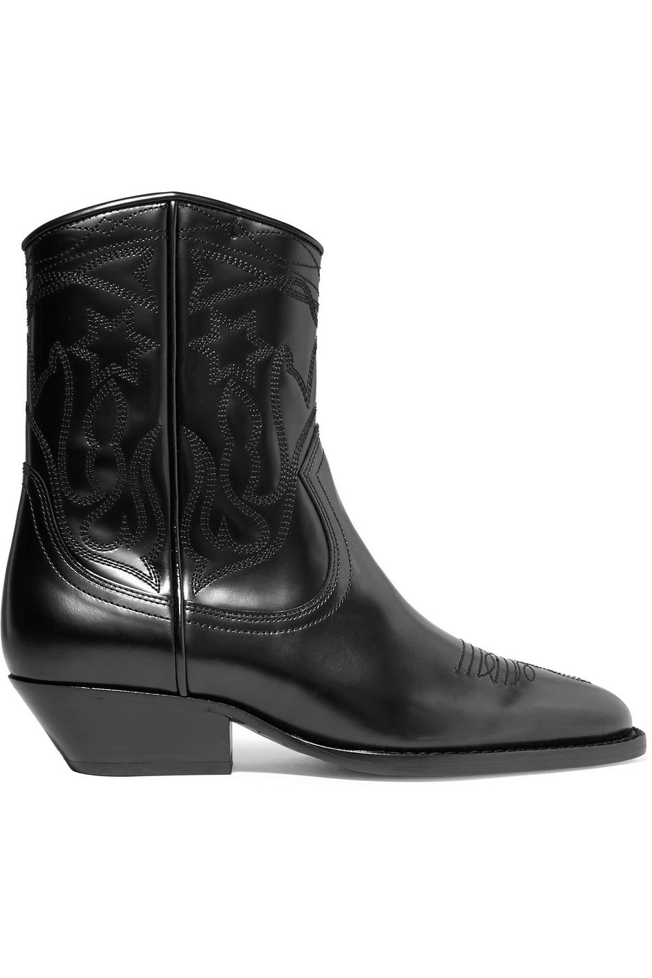 sandro white cowboy boots