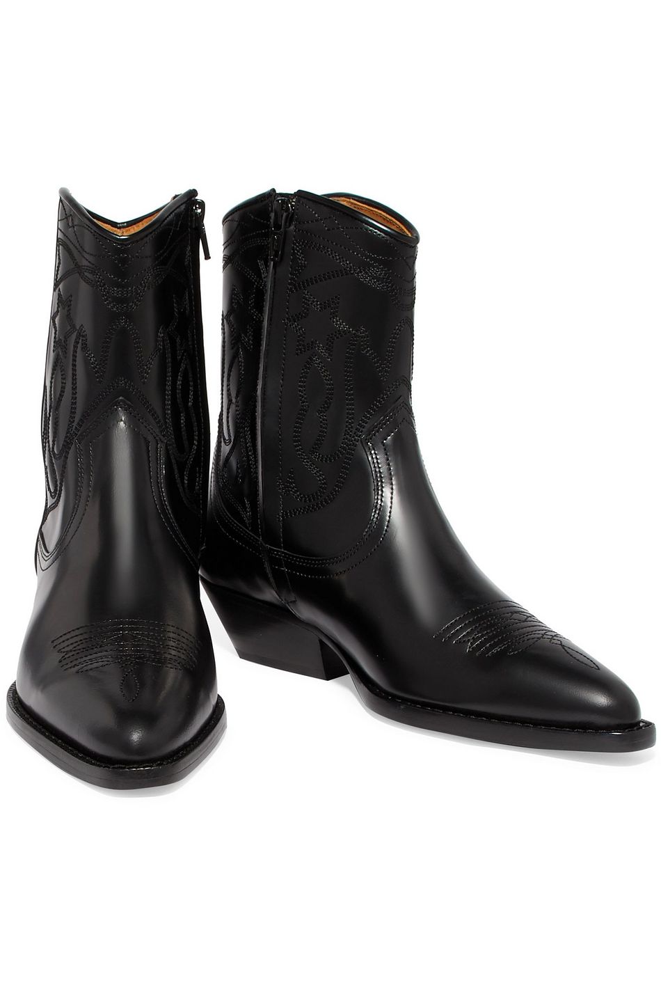 sandro white cowboy boots