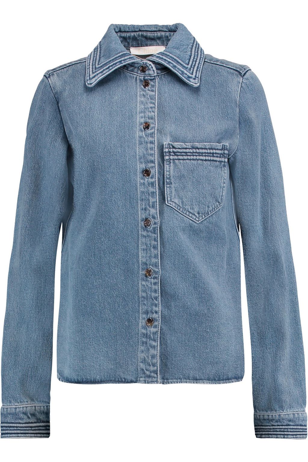 chloe denim shirt