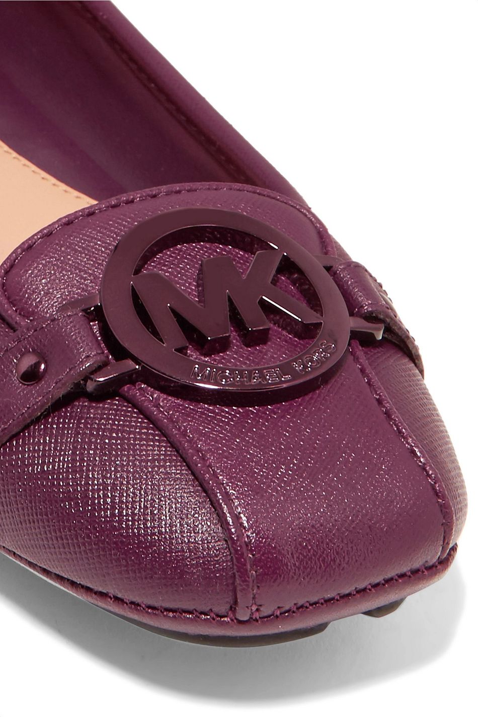 michael kors fulton flats purple