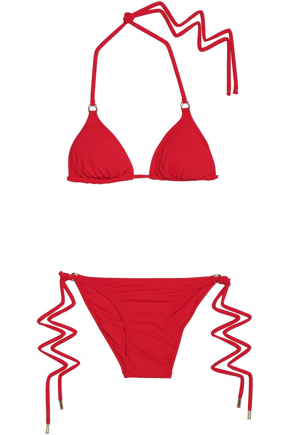 melissa odabash red bikini