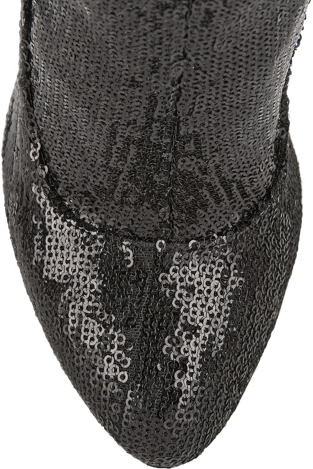 GIVENCHY Boots in sequined black stretch-leather