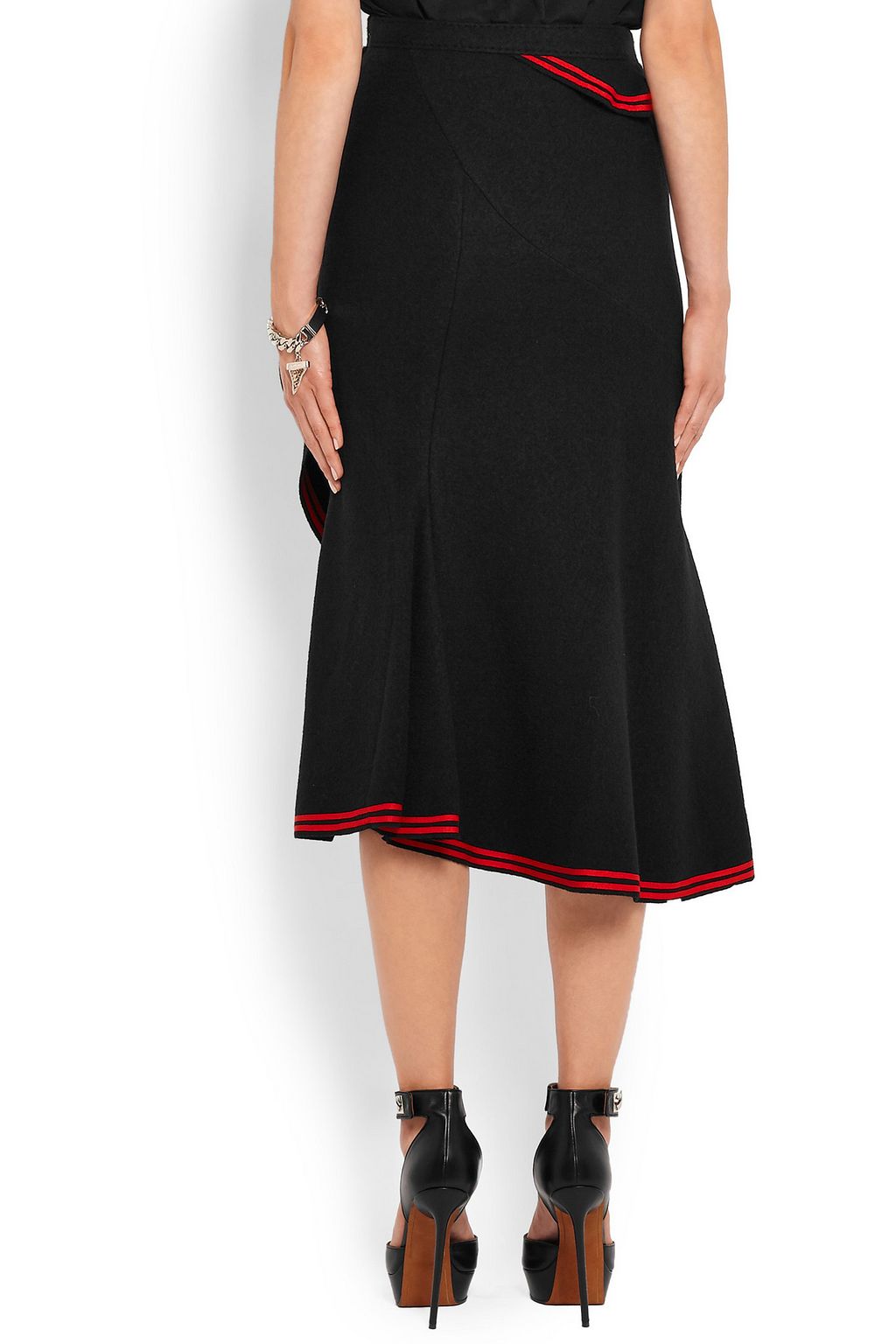 GIVENCHY Skirt in black wool