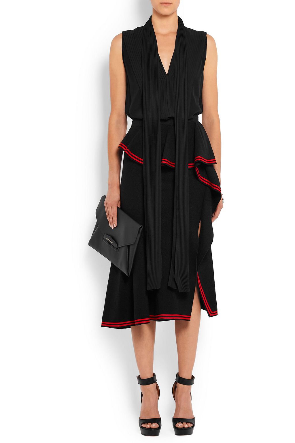 GIVENCHY Skirt in black wool