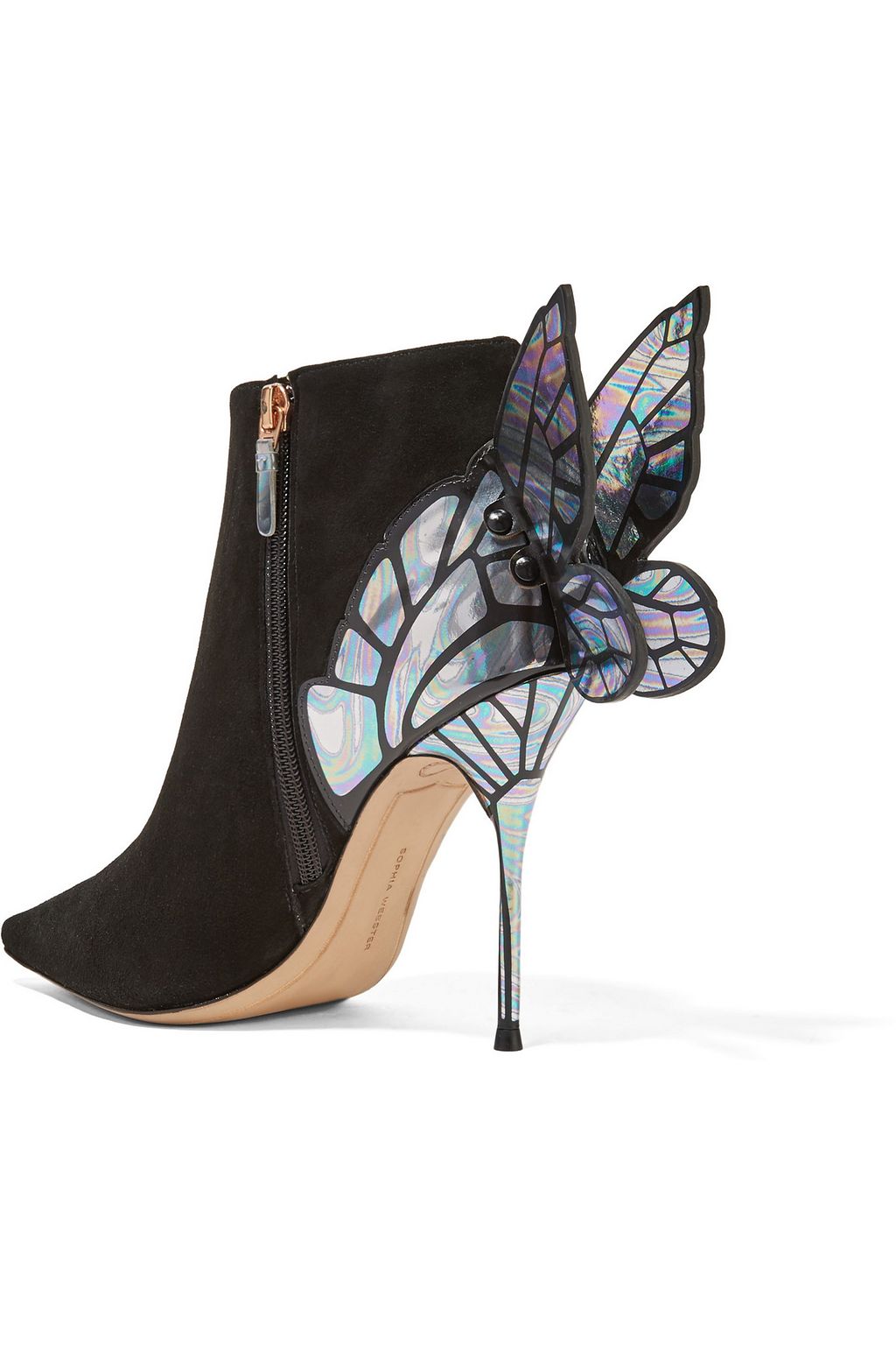 SOPHIA WEBSTER Chiara suede ankle boots