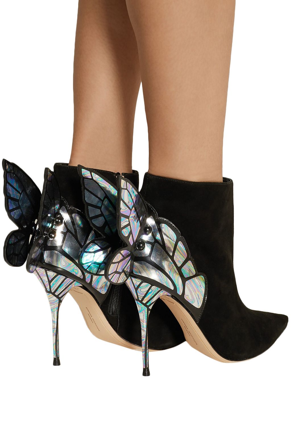 SOPHIA WEBSTER Chiara suede ankle boots