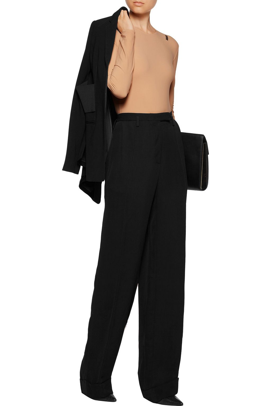 MAISON MARGIELA Crepe wide-leg pants