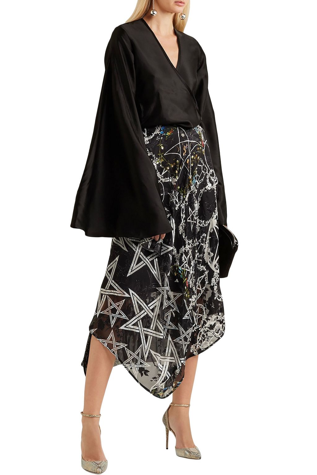 JIMMY CHOO Lucy metallic python pumps
