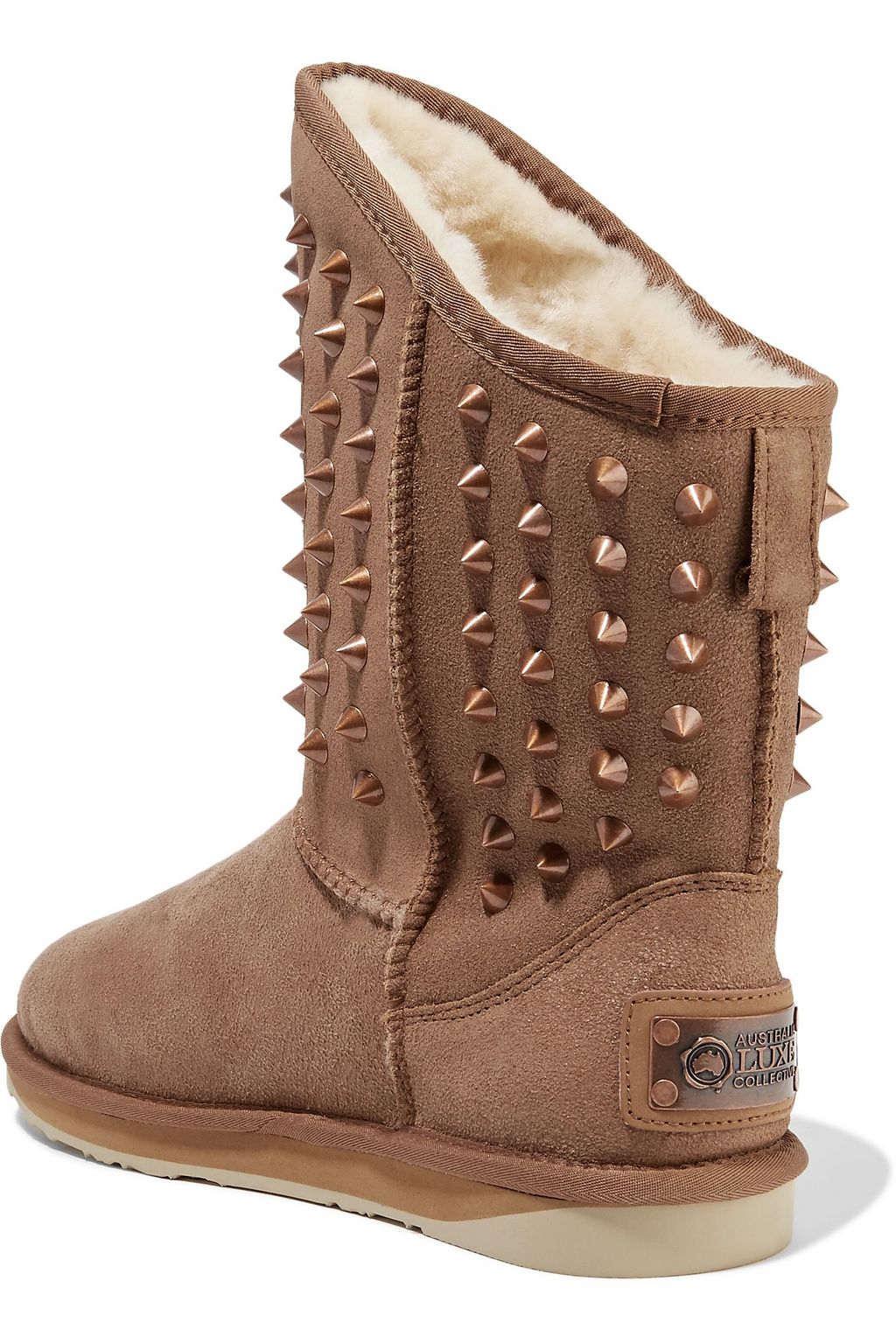 AUSTRALIA LUXE COLLECTIVE Pistol studded shearling boots