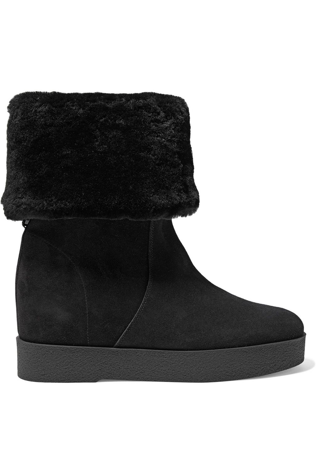 ferragamo shearling boots