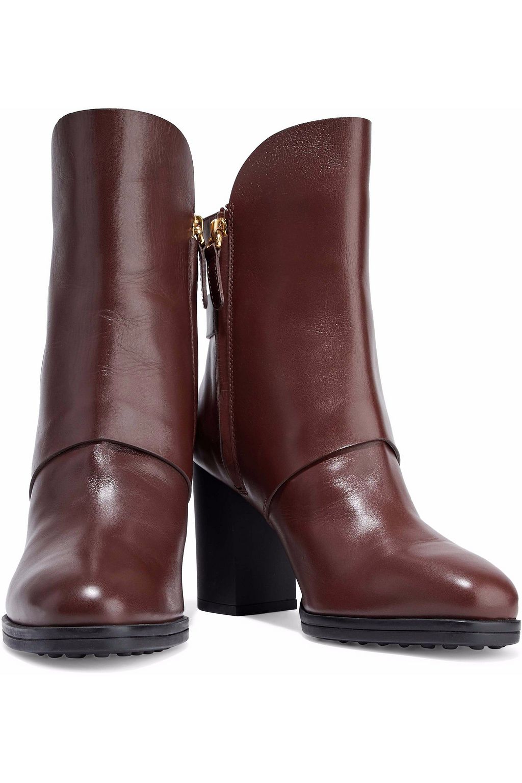 TOD'S Ankle Boots aus Leder mit Schnalle