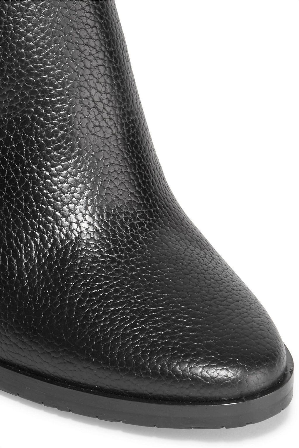 JIMMY CHOO Haywood 95 pebbled-leather knee boots