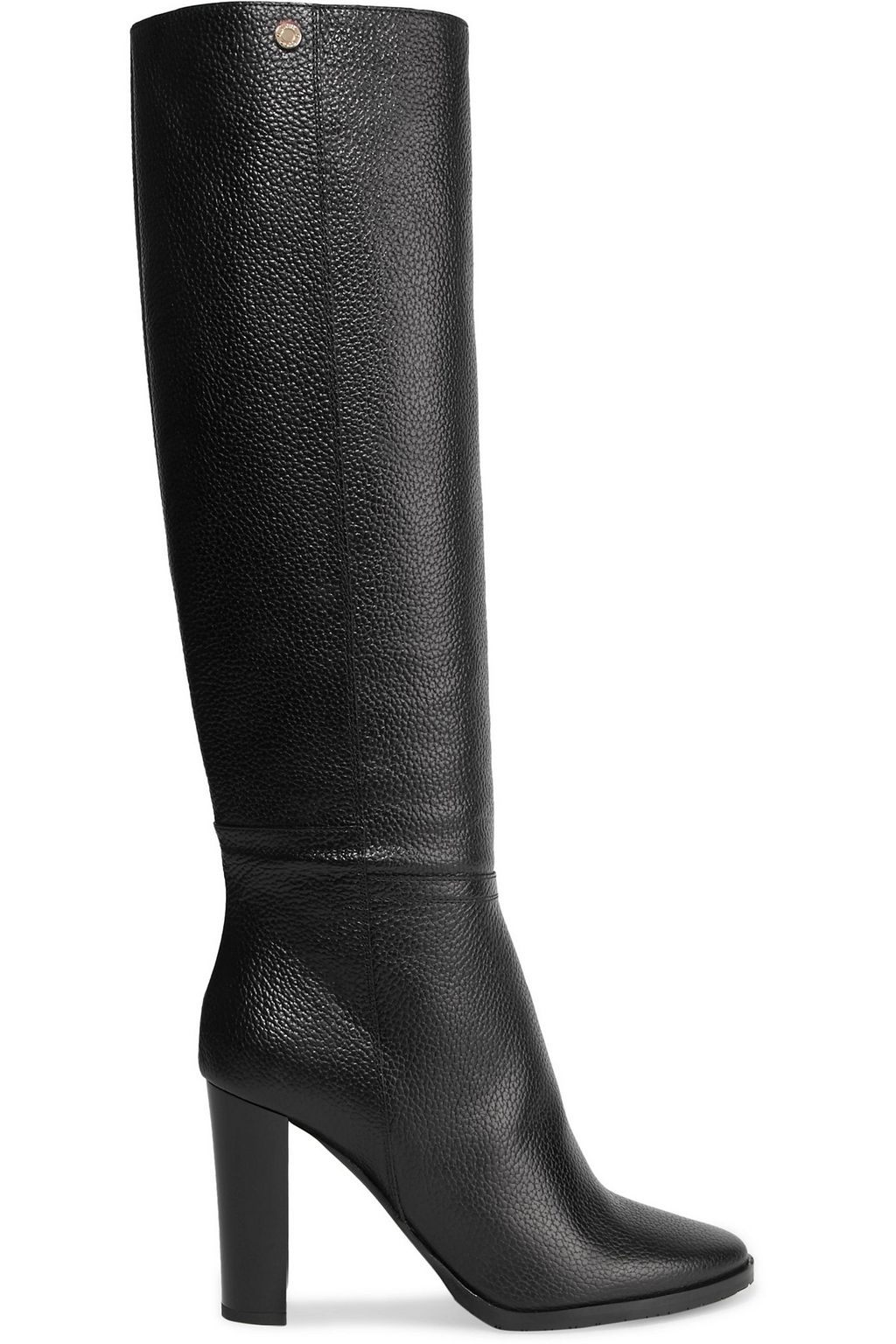 Haywood 95 pebbled-leather knee boots 