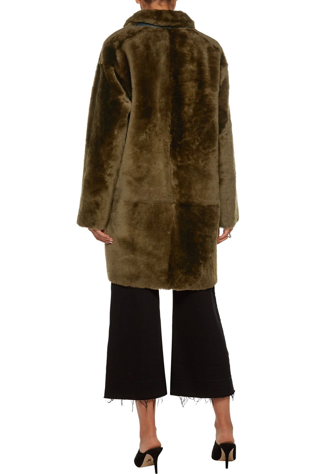 SANDRO Kim shearling coat